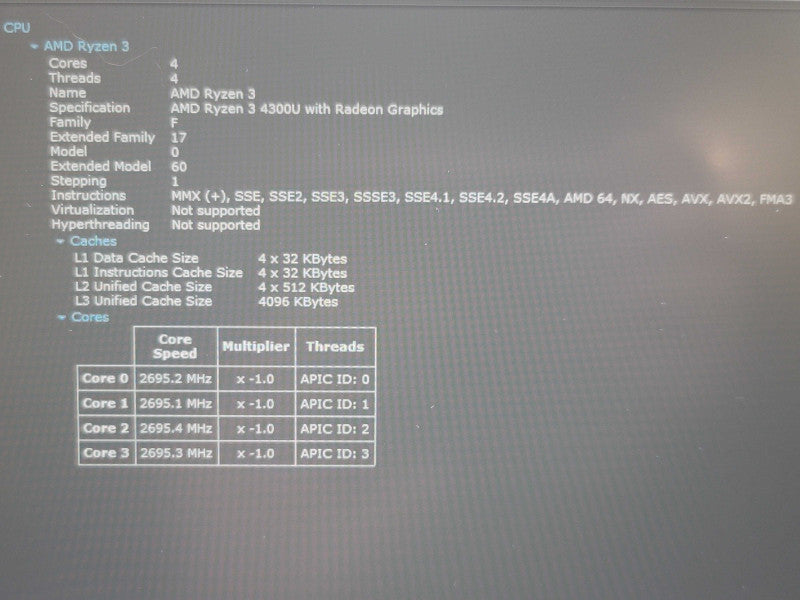 Lenovo ThinkBook 15 G2 ARE Ryzen 3400U 16GB DDR4 256GB SSDREAD β BudLap