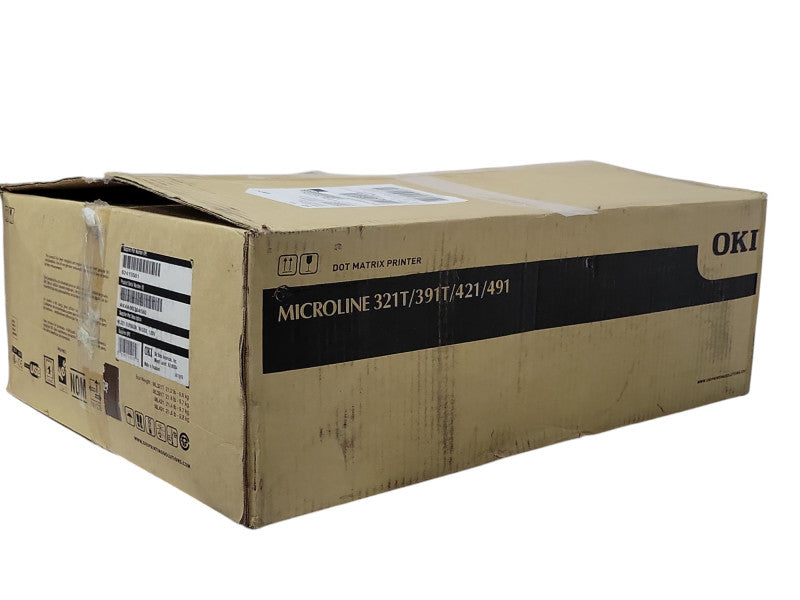 Open Box Oki MICROLINE 321 Turbo 9 Pin Dot Matrix Printer Network/USB/Paral _