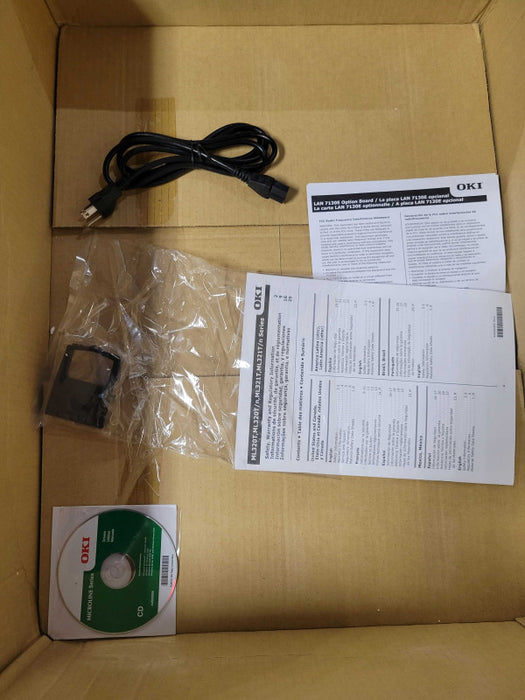Open Box Oki MICROLINE 321 Turbo 9 Pin Dot Matrix Printer Network/USB/Paral _