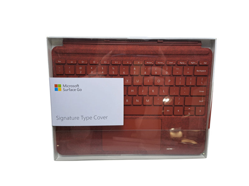 Microsoft Surface Go Signature Type Cover Alcantara Model 1840 - Poppy Red