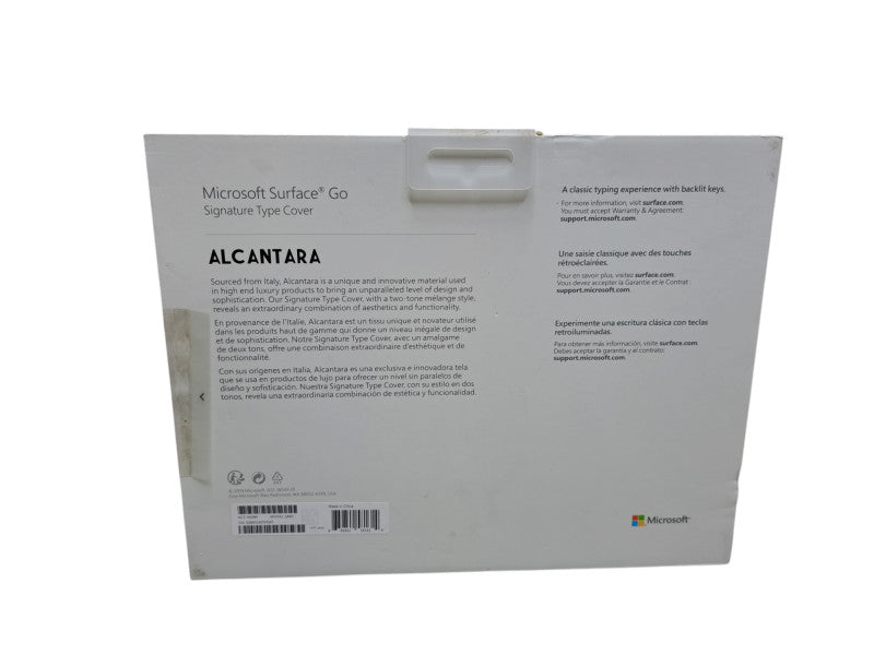 Microsoft Surface Go Signature Type Cover Alcantara Model 1840 - Poppy Red