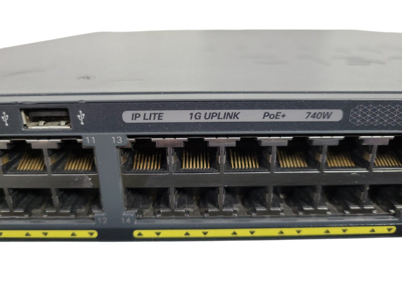 Cisco WS-C2960XR-48FPS-I V06 | 48-Port Gigabit PoE+ 740W Switch w/ 2x 1025WAC !