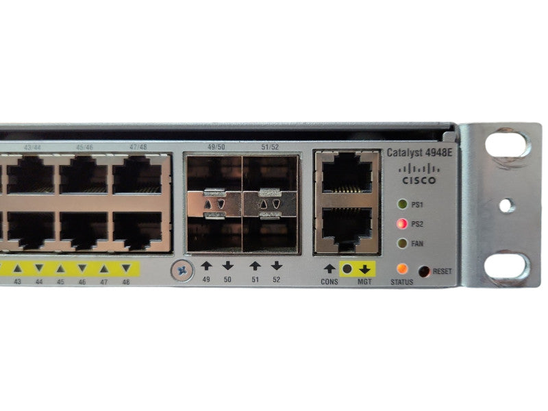 Cisco Catalyst WS-C4948E 48-Port GE Switch 4x 10G SFP+ w/ 2x PSU