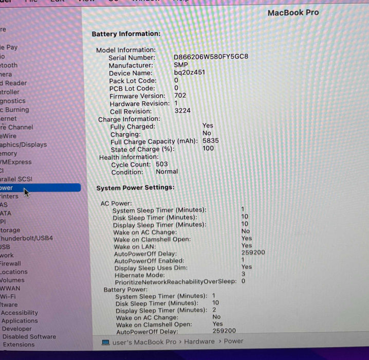 Apple MacBook Pro  Retina 13" Early 2015 i7-5557U@3.1GHz 16GB RAM 512GB SSD