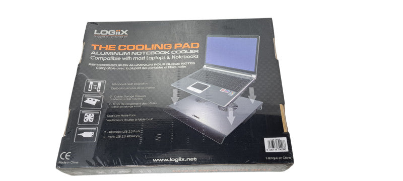 Brand New  Aluminum Laptop Cooler LGX-79006 14-15" Q