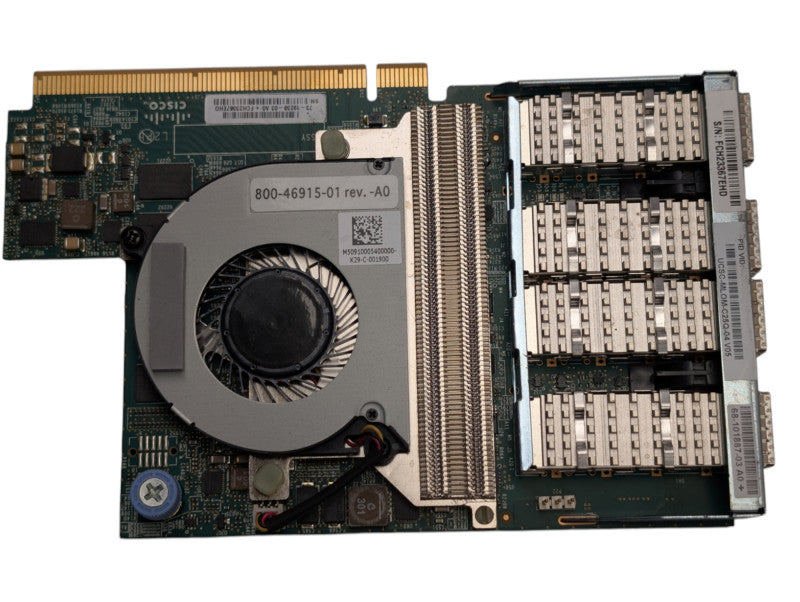 Cisco 68-101887-03 UCSC-MLOM-C25Q-04 V05 25GB 4-Port Quad Network Card  -