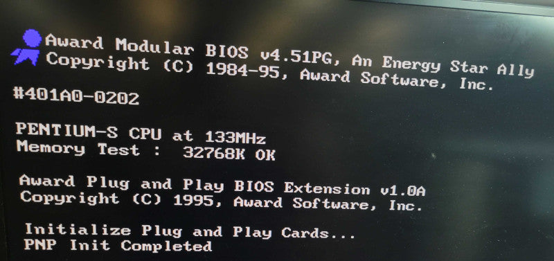 Gateway 20002 486/33C - Intel Pentium-S @ 133MHz 32MB RAM NO HDD TIDENT GPU %