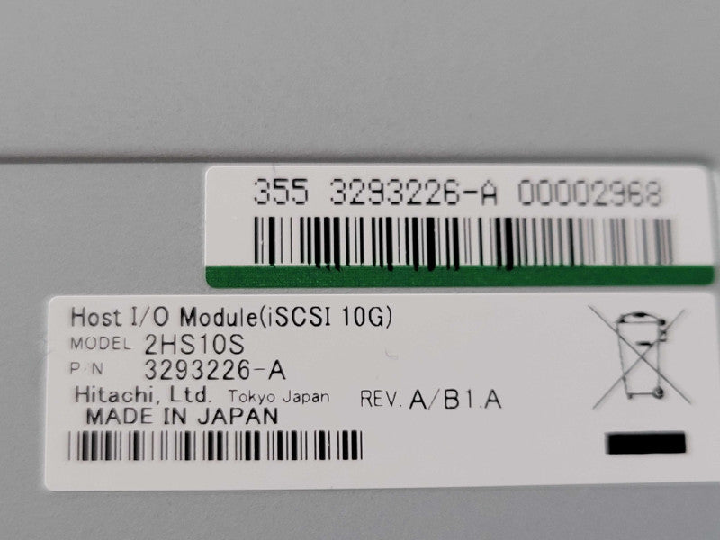 Hitachi VSP E590 Controller CTLSNEA 3293735-A w/ 2x Bronz 3204  192GB READ  Q_