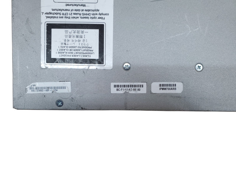 Cisco WS-C3850-48F-L V04 48-Port Gigabit PoE+ Network Switch *read*