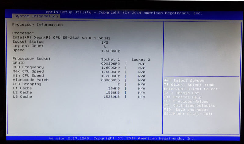 Lenovo N3310 1x Xeon E5-2603 v3 32GB DDR4 LSI MegaRAID - No HDD