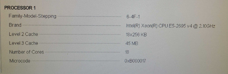 Dell PowerEdge R530 - 1x Xeon E5-2695 v4 64GB DDR4 PERC H730 Mini NO HDD