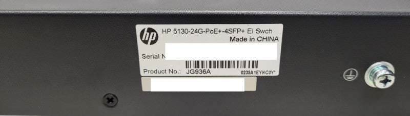 HPE JG936A 5130-24G-PoE+-4SFP+ (370W) Ei Switch Q_