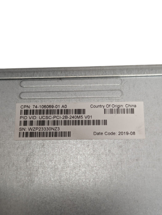 Cisco HyperFlex HX240c M5 PCIe Expansion Riser PN: 74-106069-01 -