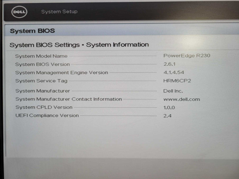 Dell PowerEdge R230 - Xeon E3-1220 v6 8GB RAM PERC S130 250W PSU 3.5" !