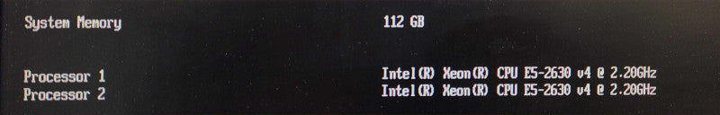 HP ProLiant DL380 Gen9 - 2x Xeon E5-2630 v4 112GB DDR4 P440ar NO HDD