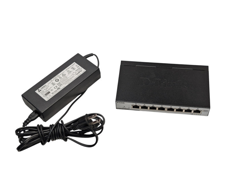D-Link 8-Port Gigabit Smart Managed Desktop PoE Switch DGS-1100-08P -