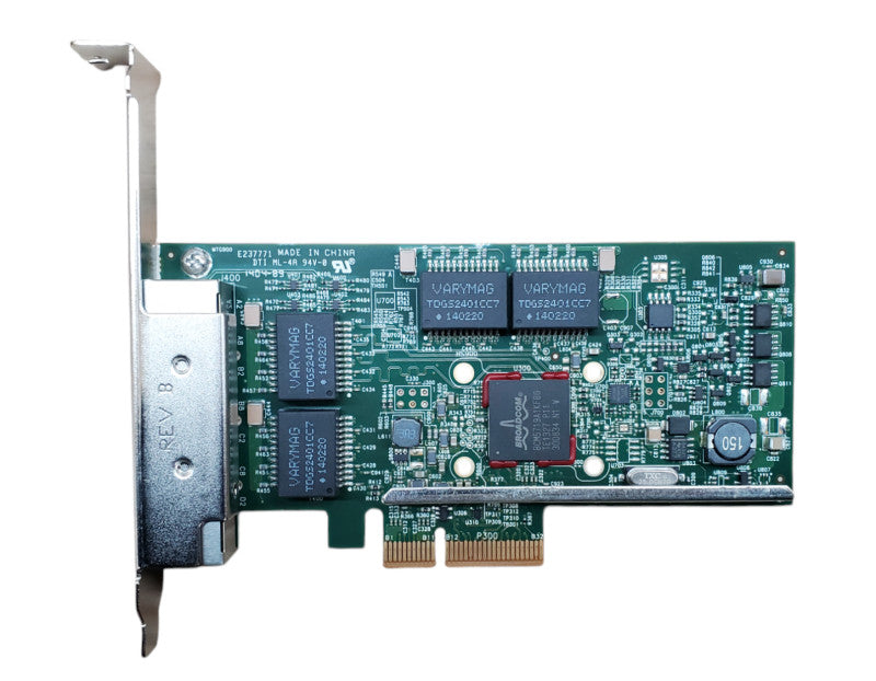 Dell 0KH08P Broadcom 5719 Quad-Port 1GbE PCIe Network Interface Card