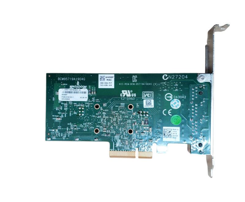 Dell 0KH08P Broadcom 5719 Quad-Port 1GbE PCIe Network Interface Card