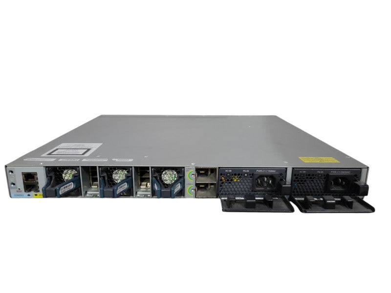 Cisco WS-C3850-48T-E, 48 Port Managed Network Switch, C3850-NM-4-10G !