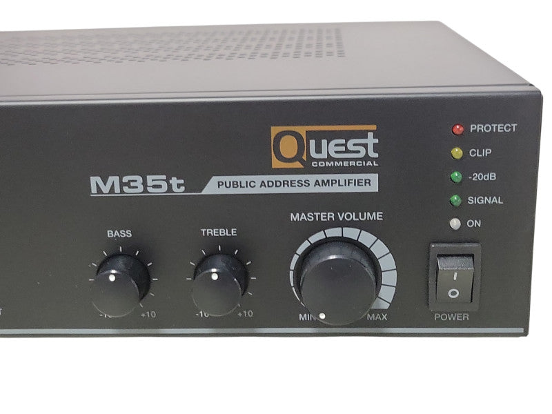 Open-Box Quest commercial Public Address Amplifier M35t _