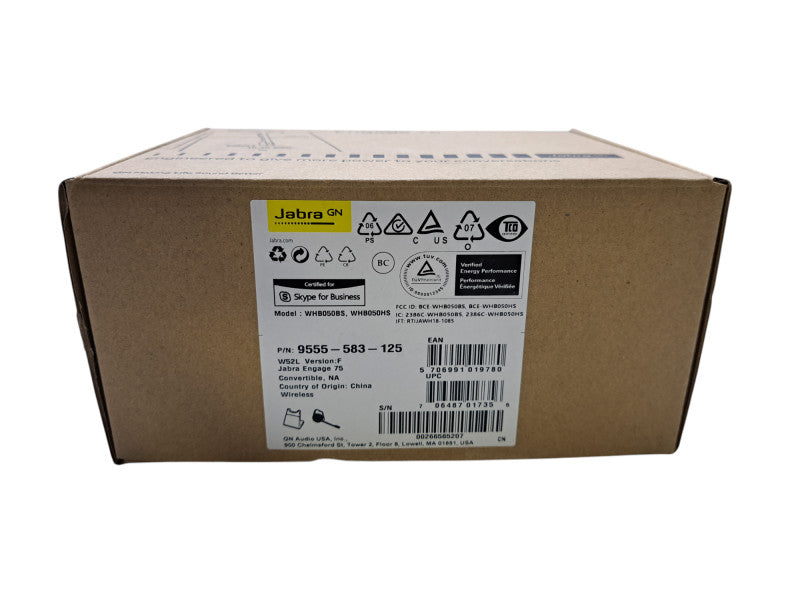 Jabra Engage 75 Convertible Headset Mono Wireless | 9555-583-125 (Open Box)