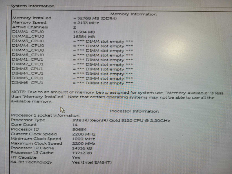 Dell Precision T7820 | Xeon Gold 5120 @2.20GHz 14C, 32GB DDR4, K2000, 950W !