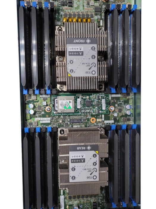 Cisco UCSB-B200-M5 Server Blade with 2x Xeon Gold 6134 CPUS, No RAM, SEE _