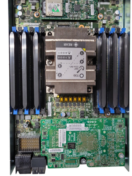Cisco UCSB-B200-M5 Server Blade with 2x Xeon Gold 6134 CPUS, No RAM, SEE _