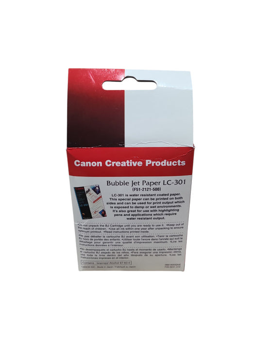 Canon BC-02 Ink Cartridge Black Genuine New for BJ-100, BJ-200 series, etc