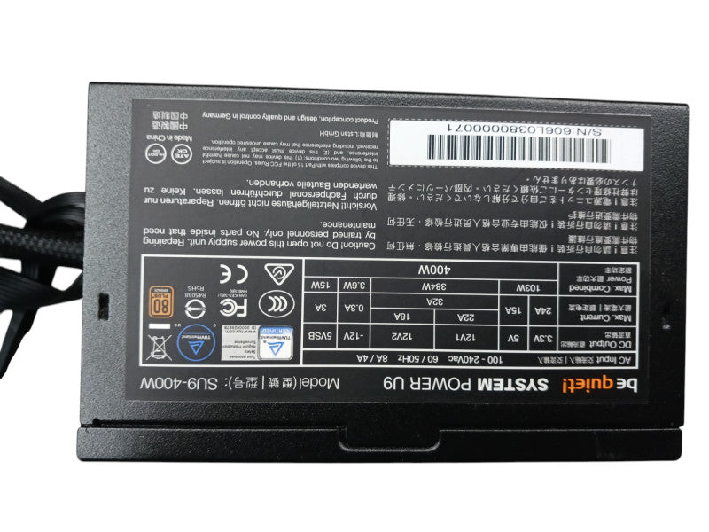 Be Quiet! SU9-400W Desktop PSU
