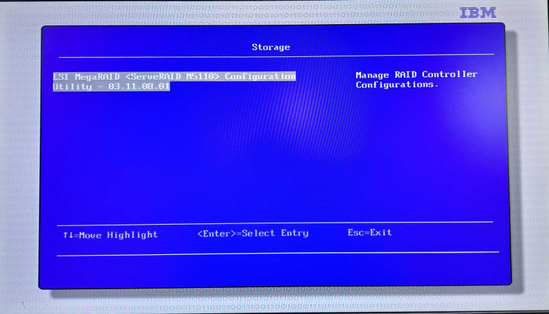 IBM System X3250 M5 1U 4x 3.5" | Xeon E3-1220 v3 3.10GHz, 16GB RAM, M5110