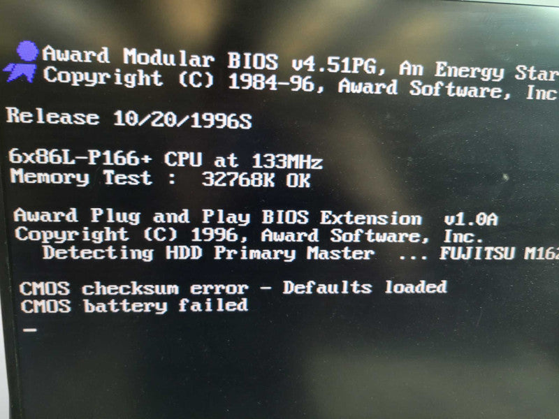 Pentium PC - 6x86 P166+ 32MB RAM NO HDD 230W PSU %