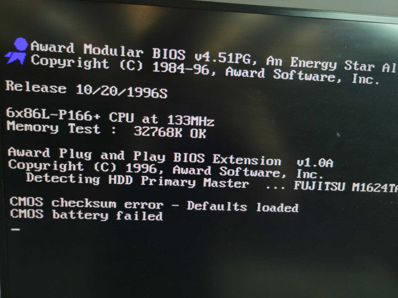 Pentium PC - 6x86 P166+ 32MB RAM NO HDD 230W PSU %