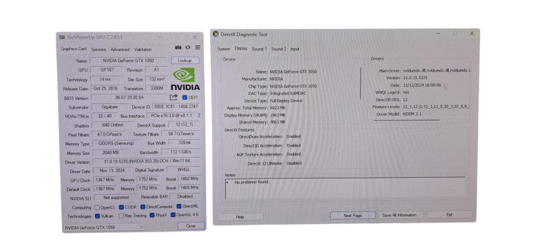 GIGABYTE GeForce GTX 1050 Ti OC 2GB GDDR5