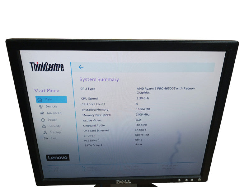 Lenovo ThinkCentre M75q Gen 2 Ryzen 5 Pro 4650GE 16GB RAM USFF Desktop