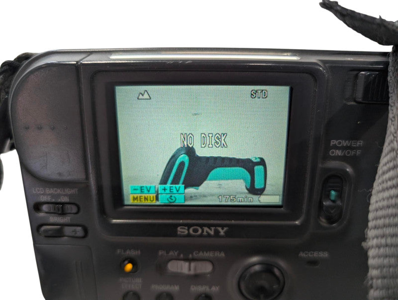 Vintage Sony Digital Mavica MVC-FD71 Silver Camera w/ Battery
