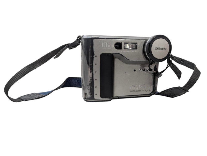 Vintage Sony Digital Mavica MVC-FD71 Silver Camera w/ Battery