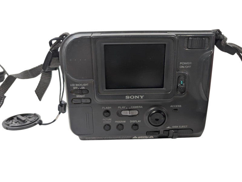 Vintage Sony Digital Mavica MVC-FD71 Silver Camera w/ Battery