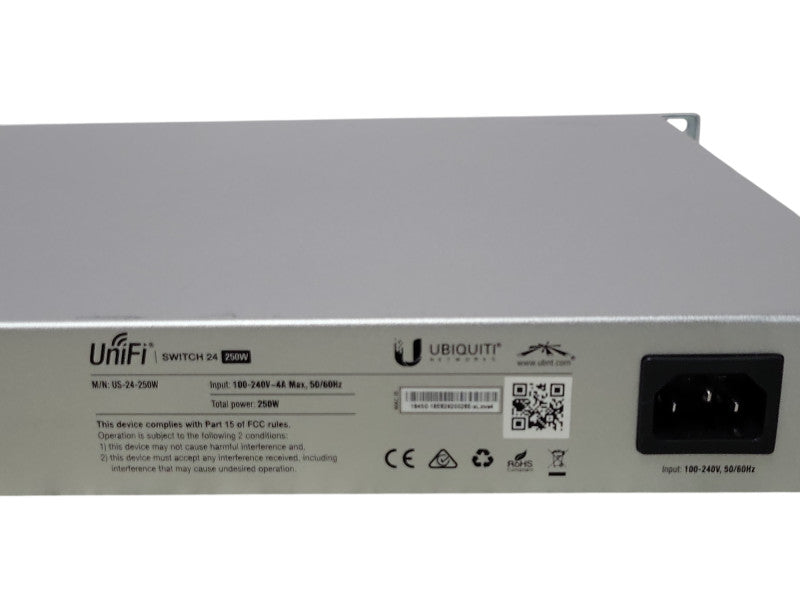 Ubiquiti Networks UniFi US-24-250W 24-Port Switch, READ _