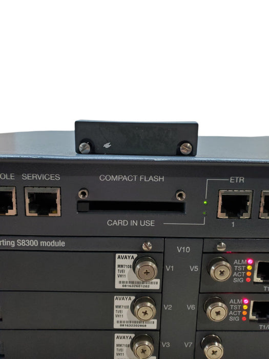 Avaya G450 Chassis w/ MB450 6xMM710B & 2x PSU *READ*