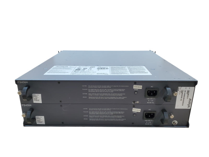 Avaya G450 Chassis w/ MB450 6xMM710B & 2x PSU *READ*