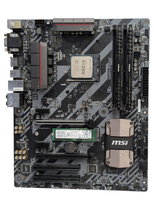 MSI B350 TOMAHAWK AMD Ryzen 9 5900X 32GB RAM & 256GB NVMe Combo  -