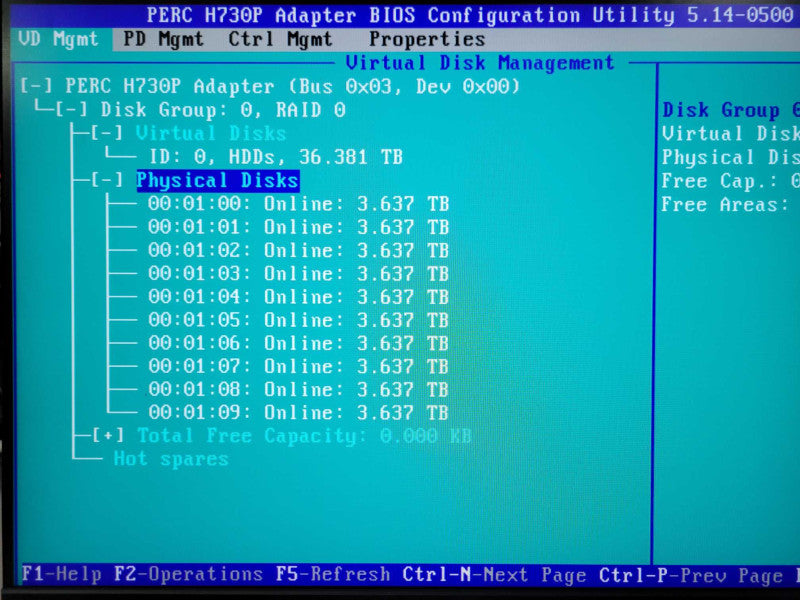 DELL PE T630, 2x Xeon E5-2680v4 2.40GHz, 128GB DDR4, 10x 4TB HDD, H730P _