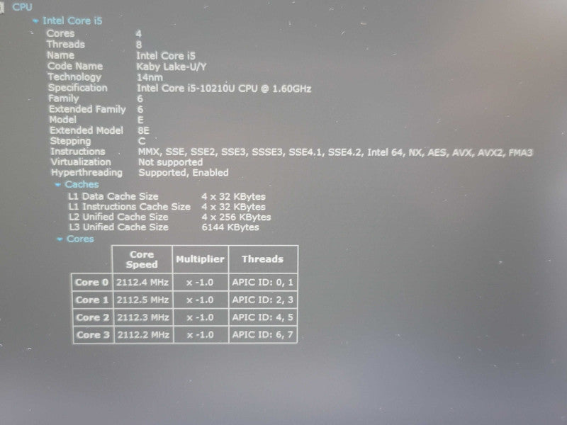 HP EliteBook 840 G7 i5-10210U 16GB RAM 256GB SSD  Qβ Lap200