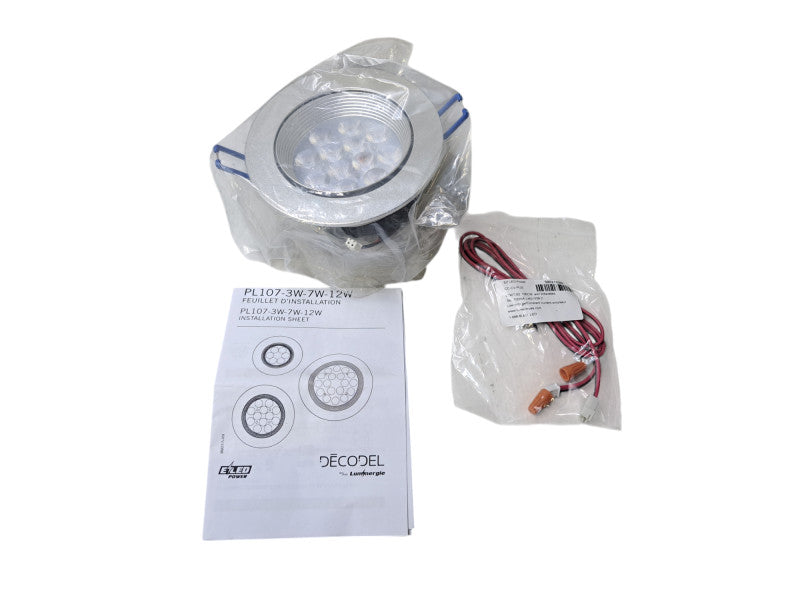 Decodel PL107-7W12LED-4200F-Alu-DIM CCSR-10849 Recessed Ceiling Light Q