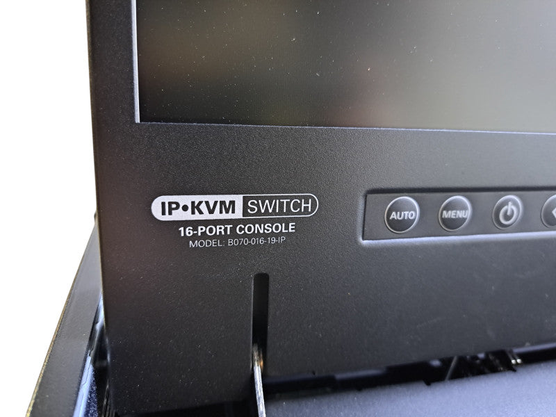 Tripp-Lite B070-016-19-IP | 19" 16-Port KVM Over IP Switch Console *READ*