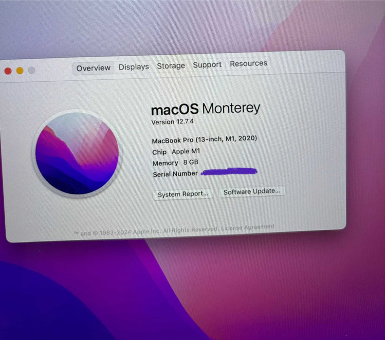 Apple MacBook Pro  13" M1 2020 512GB SSD Battery Service Recommended" READ!