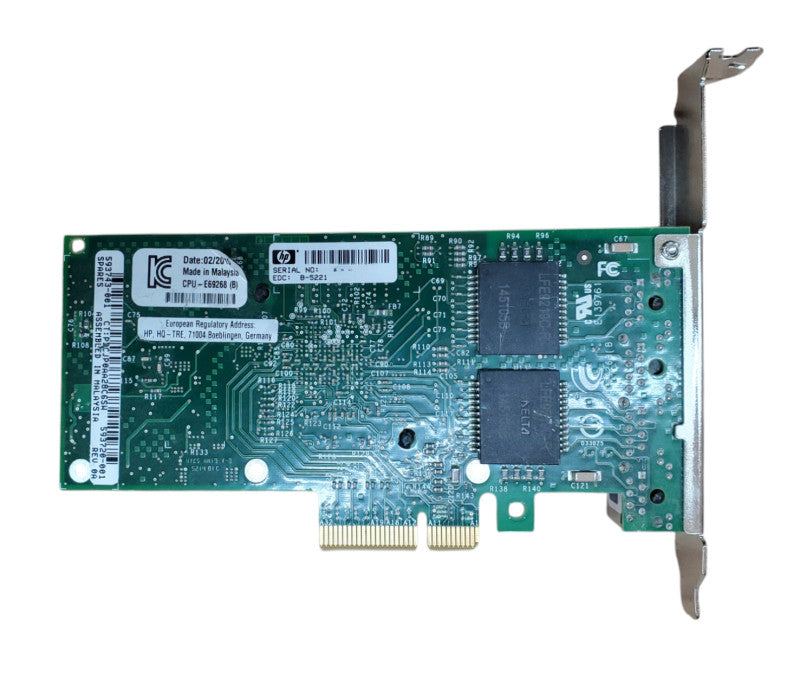 HP NC365T 593743-001 Quad Port 1Gb Network Adapter