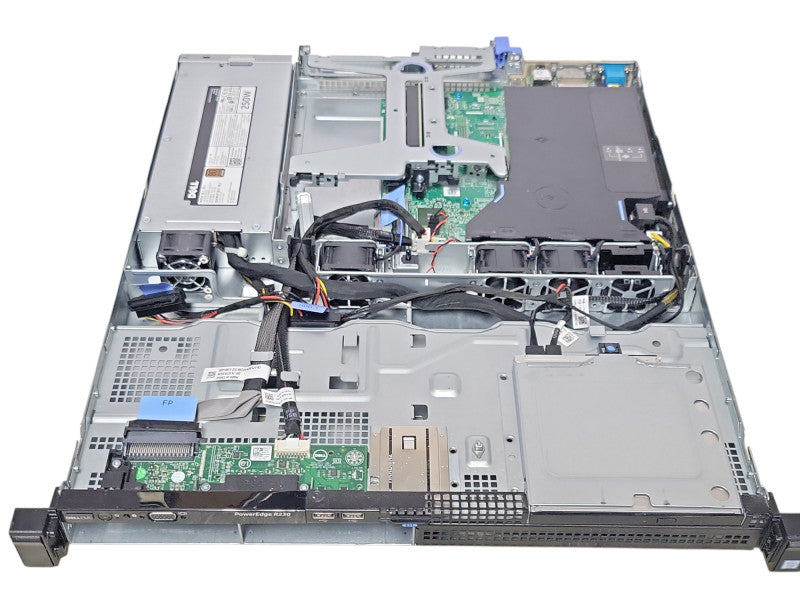 Dell PE R230 Xeon E3-1220v6 3.00GHz, 8GB DDR4 PERC S130 2x 3.5" Bays 1x PSU _