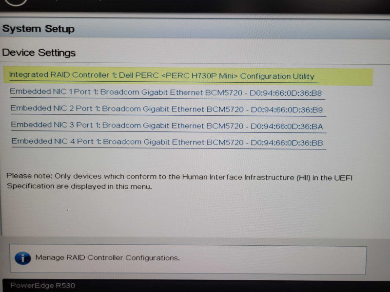 Dell PE R530, 2x Xeon E5-2650v4 2.20GHz, 112GB DDR4, H730P Mini 6x 3TB HDDs _